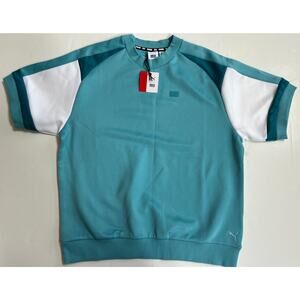 Puma Men’s TMC Hustle Way The Miami Story Top Maui Blue Shirt 531213 01 Sz M NWT